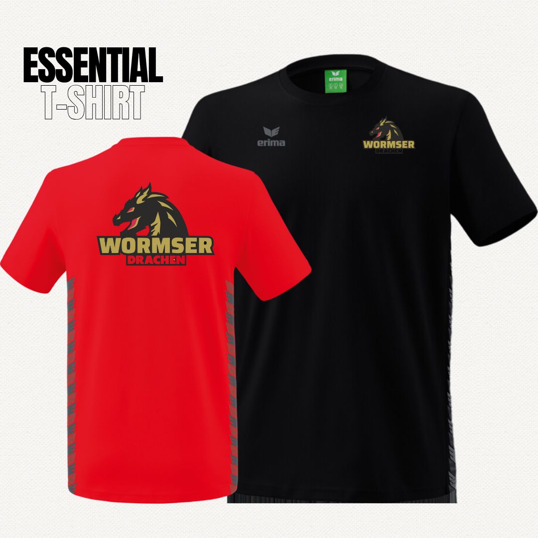 HSG Worms 🐉 ERIMA Herren Essential Team T-Shirt (2 Farben)