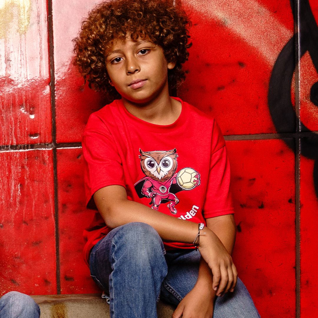 Eulen Ludwigshafen 🦉 Zeit für Helden 🦸 Kids T-Shirt Lookbook