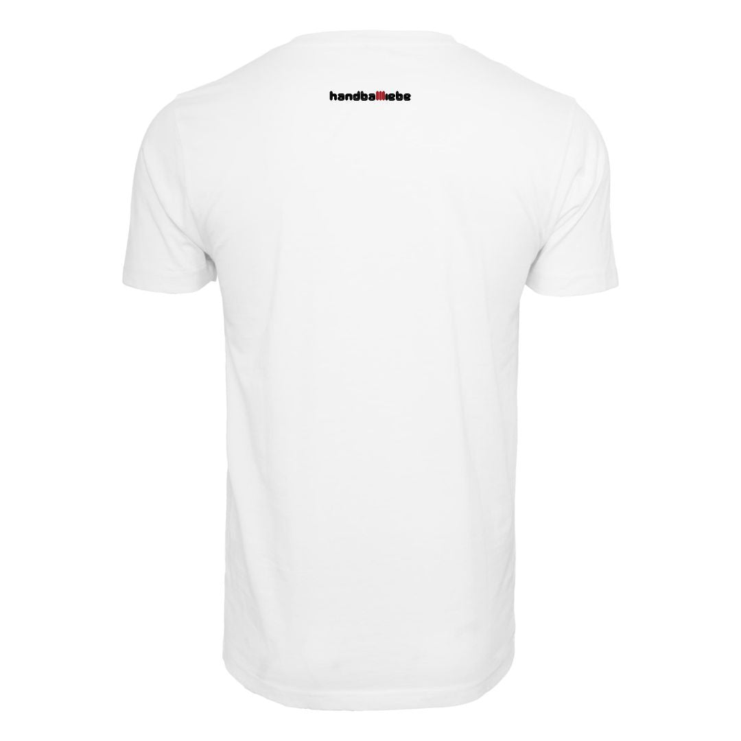 HANDBALLLIEBE 🍻 HandBALLERMANN Essential T-shirt rücken weiß