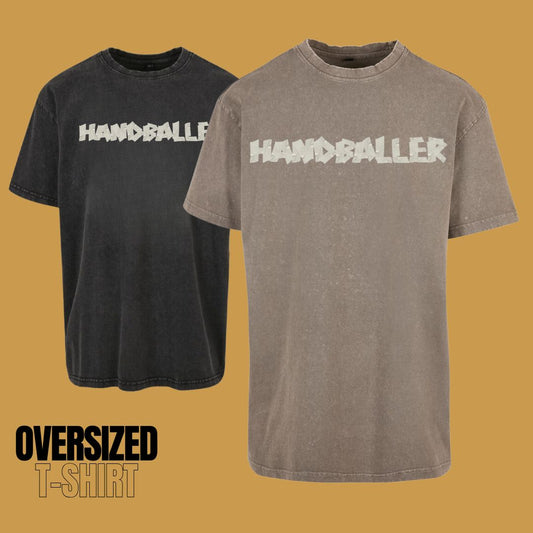 HANDBALLLIEBE 🤾♂️ Handballer Tape Style 🤾♀️ Oversized T-Shirt beide Farben