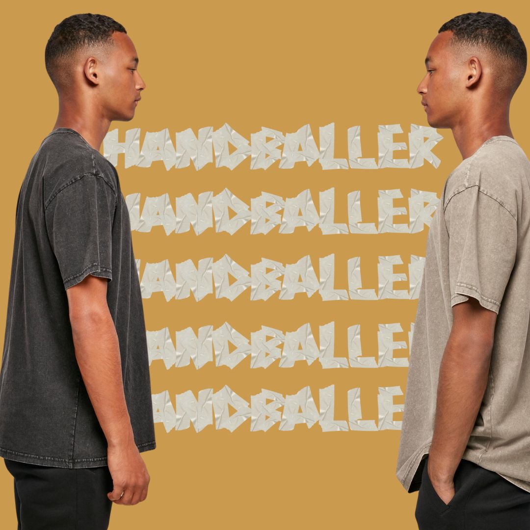 HANDBALLLIEBE 🤾♂️ Handballer Tape Style 🤾♀️ Oversized T-Shirt mit Models