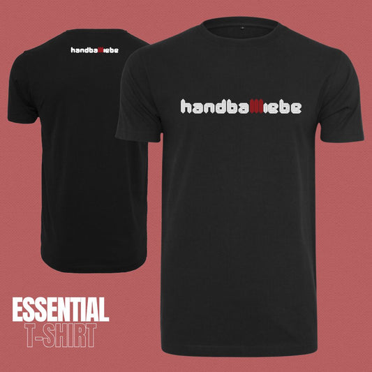 HANDBALLLIEBE 🤾♂️ Logo Signature 🤾♀️ Essential T-Shirt beide Seiten