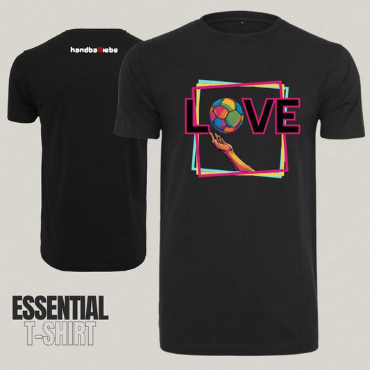 HANDBALLLIEBE ❤️ One Love 🤾♀️ Essential T-Shirt beide Seiten