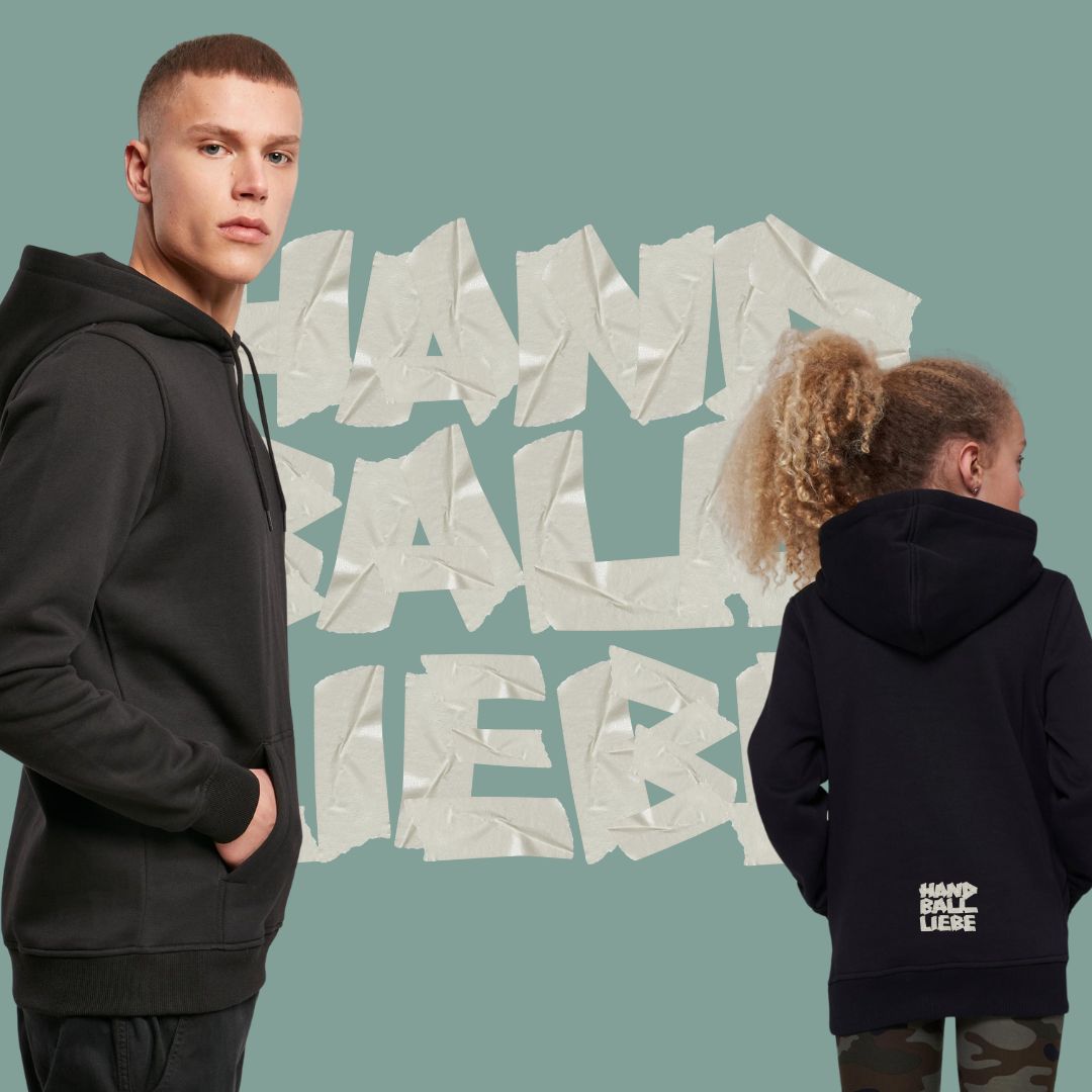 HANDBALLLIEBE 🤾♂️ Tape Style 🤾♀️ Baseline Hoodie mit Models