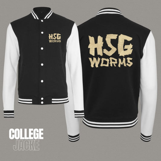HSG Worms 🐉 Drachen Tape Style 🤾♂️ College Jacke beide seiten