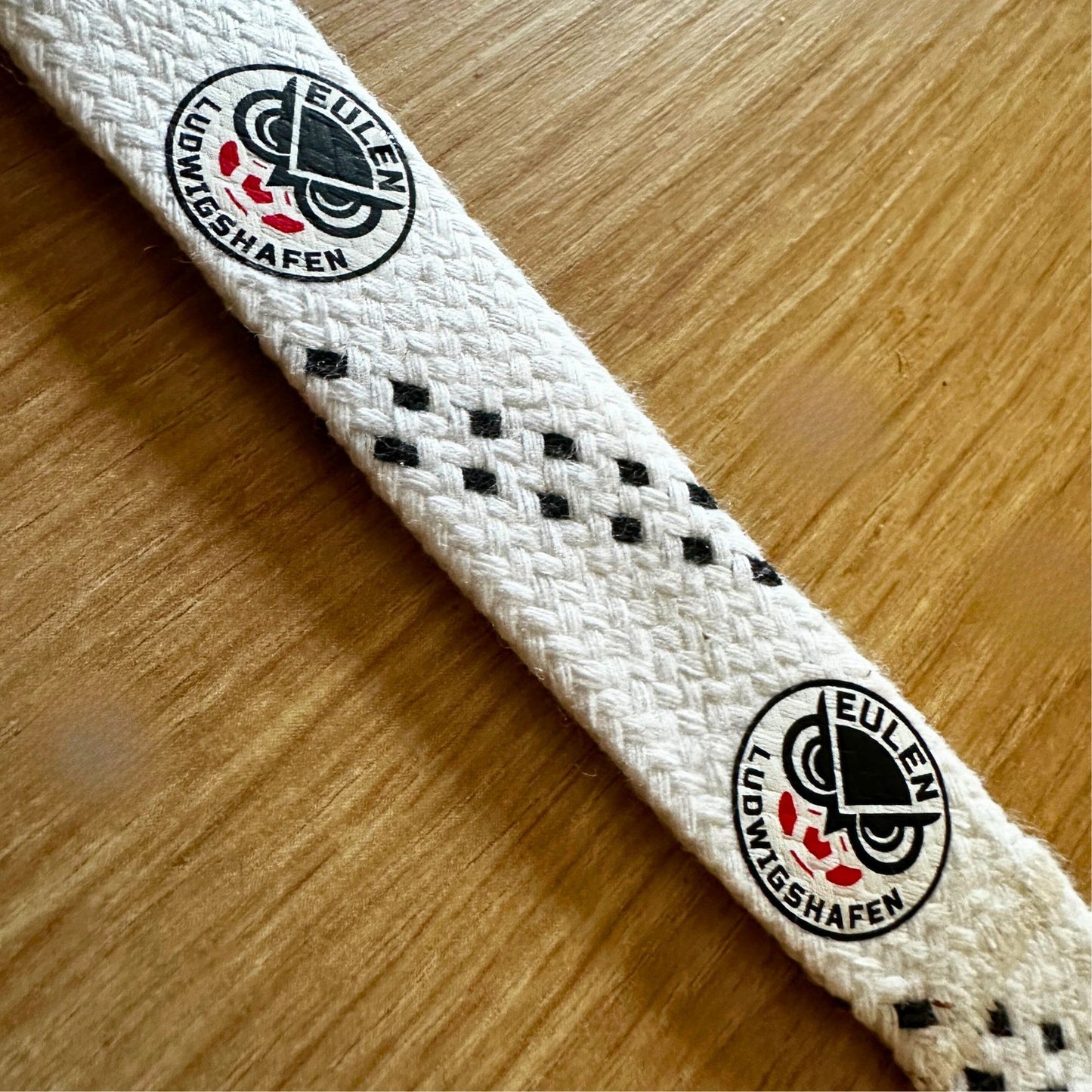 Eulen Ludwigshafen Armband mit Logo 🦉 GAMECODE in Schnürsenkel Optik