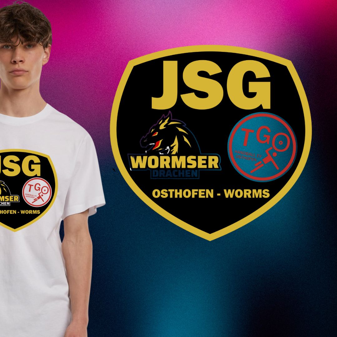JSG Osthofen/Worms 🤝 Logo 🤾♀️🤾♂️ Kids T-Shirt 128 - XL