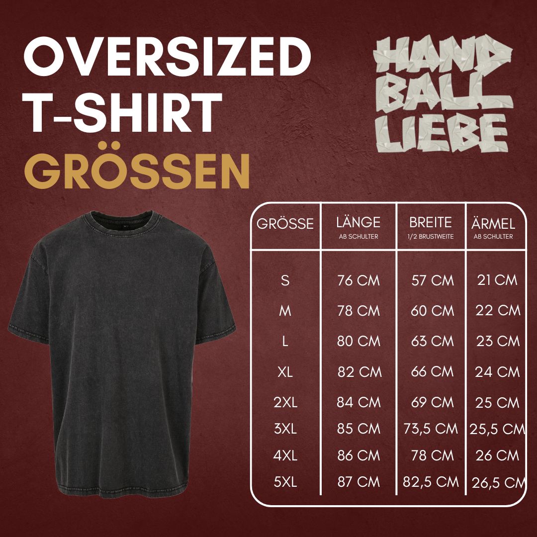 Grössentabelle Overiszed Shirt Handballliebe