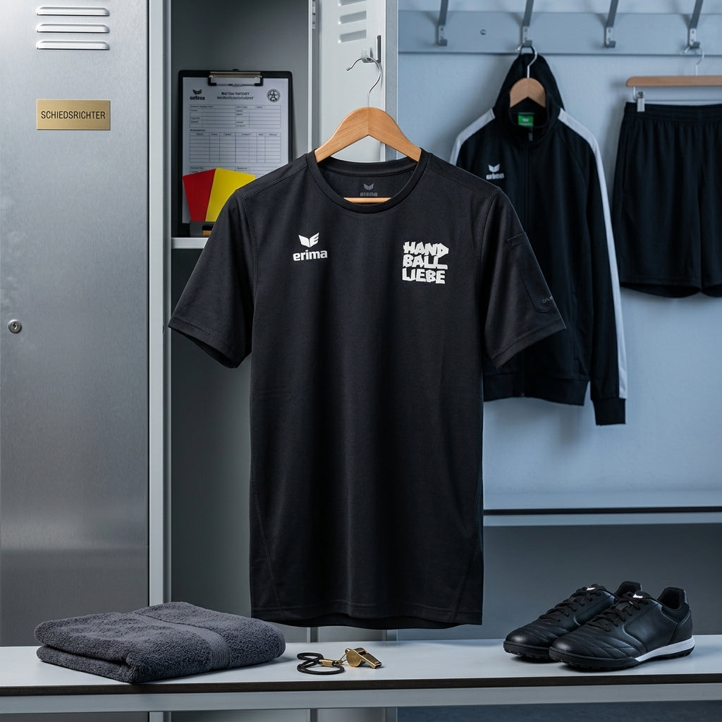 Handball Schiedsrichter Underwear mit Headset Taschen ✏️ ERIMA Functional Shirt