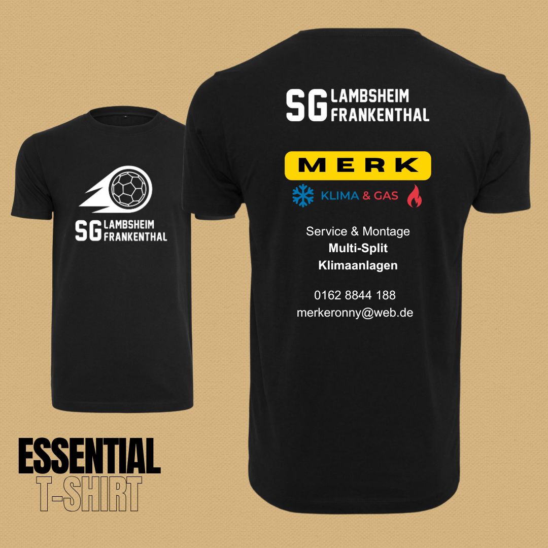 SG Lambsheim Frankenthal 🤾‍♂️ powered by MERK Klima & Gas 🤾‍♂️ Essential T-Shirt