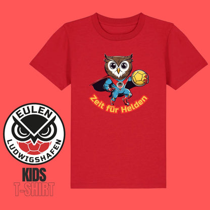 Eulen Ludwigshafen 🦉 Zeit für Helden 🦸 Kids T-Shirt Titel
