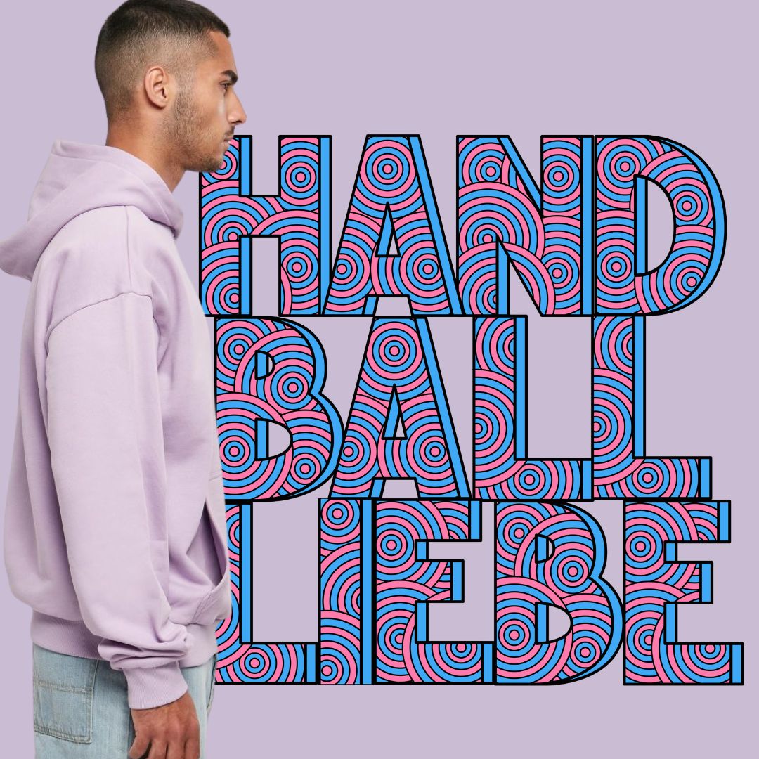 HANDBALLLIEBE 🤡 Freak out Handball 🤾‍♀️ Oversized Hoodie Logo Mensch