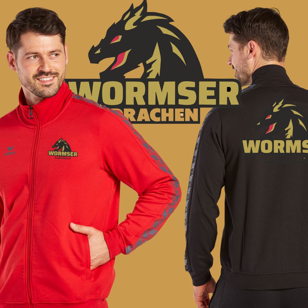 HSG Worms 🐉  ERIMA Essential Team Tracktop Jacke mit Models