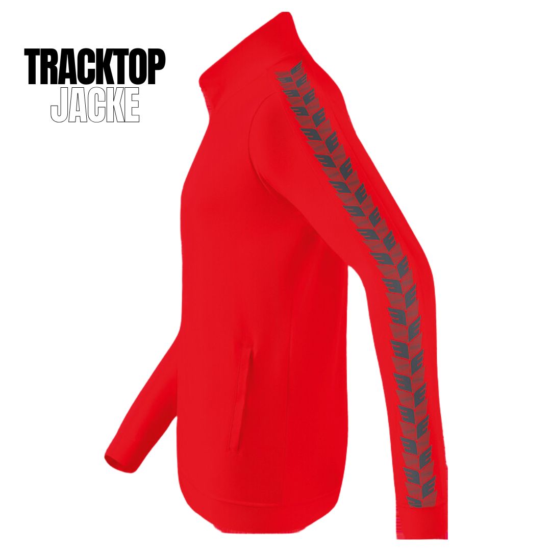HSG Worms 🐉  ERIMA Essential Team Tracktop Jacke rot seite