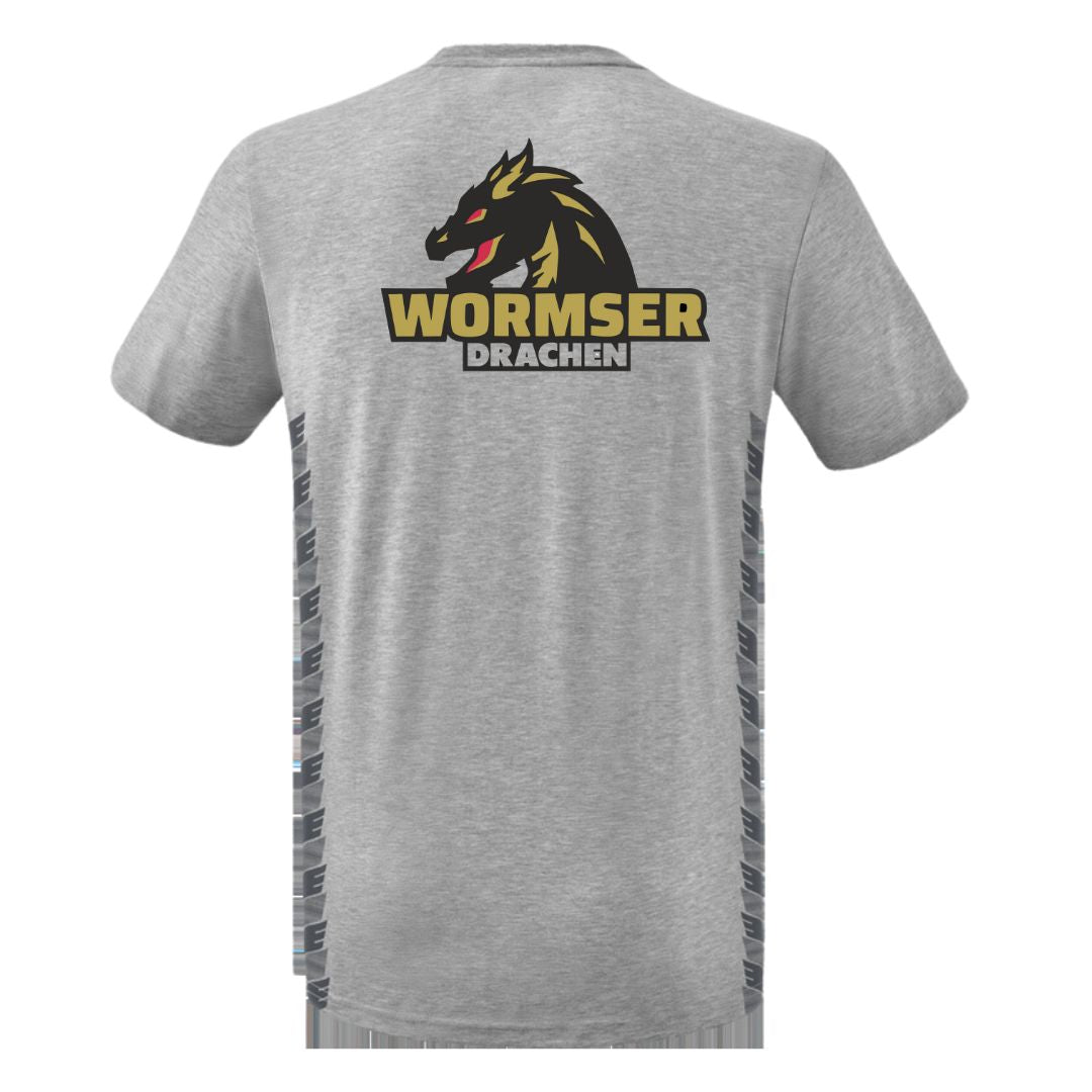 HSG Worms 🐉  ERIMA Kids Essential Team T-Shirt grau back