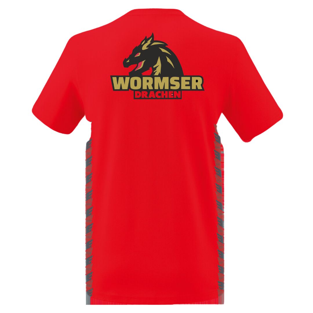HSG Worms 🐉  ERIMA Kids Essential Team T-Shirt rot back