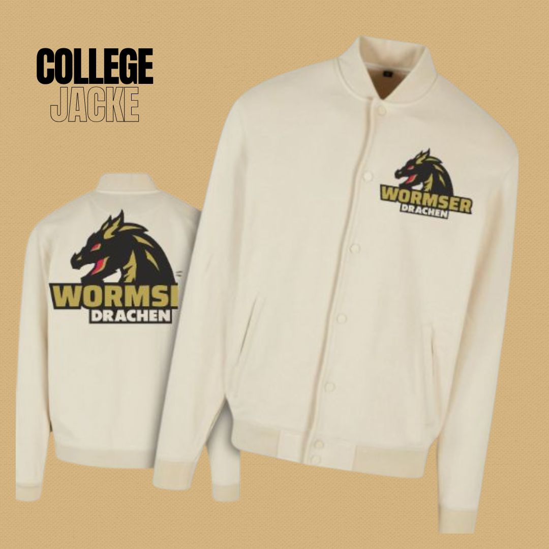 HSG Worms 🐉 Wormser Drachen 🤾‍♂️ Tonal College Jacke beide Seiten