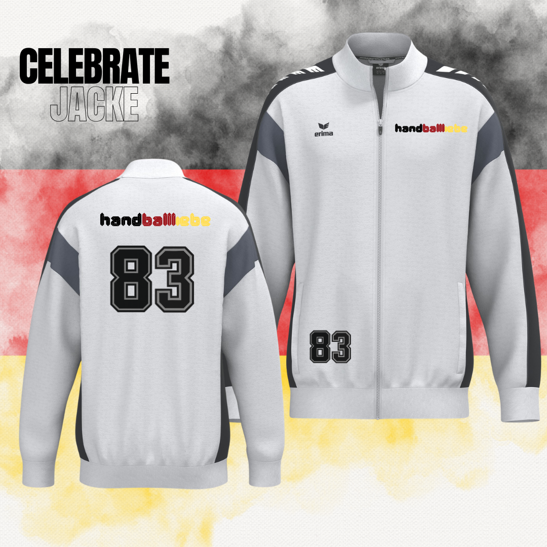 Team Deutschland Jacke 🇩🇪  ERIMA Handball WM Jacke für Fans (mit eigener Trikotnummer)