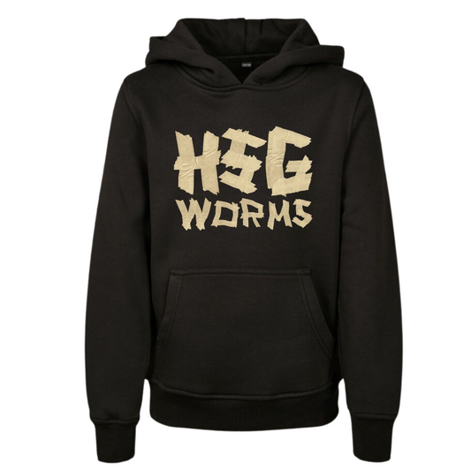 Kids & Unisex HSG Worms Tape Style "HSG" Hoody (Front-Print)