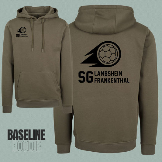 SG Lambsheim Frankenthal 🤾‍♂️ Club Logo 🤾‍♂️ Baseline Hoodie (Unisex + Kids)