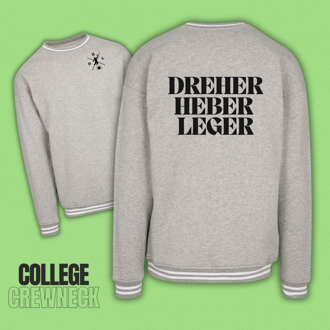 Pierre Busch 🤾‍♂️ Dreher Heber Leger 🤾‍♀️ College Sweat Crewneck (Unisex) (Kopie)