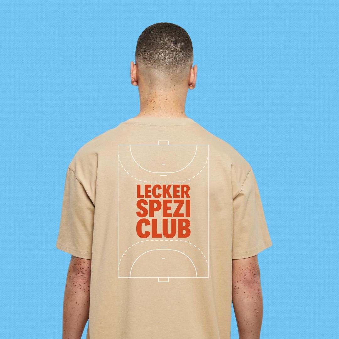 HANDBALLLIEBE 🎉 Lecker Spezi Club 🤾‍♀️ Oversized T-Shirt