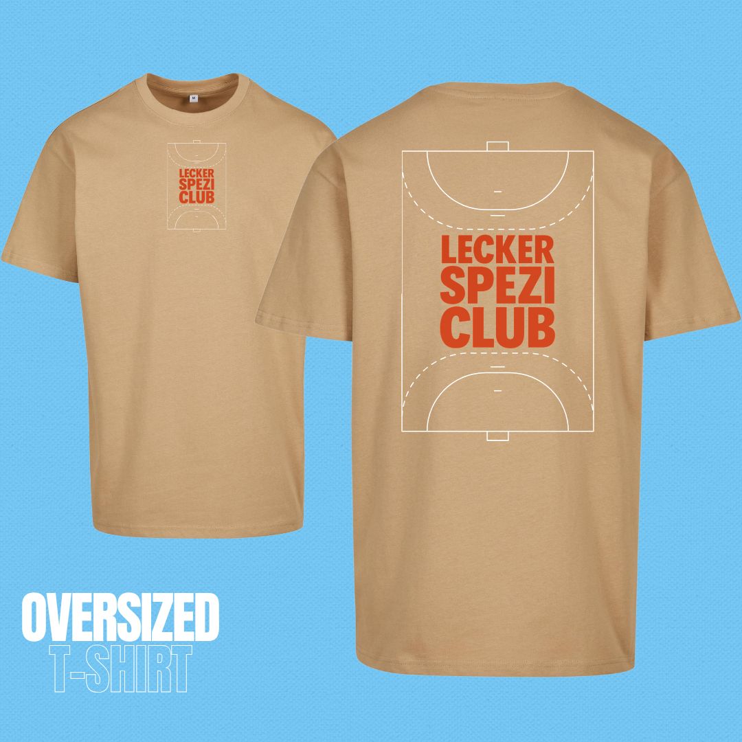 HANDBALLLIEBE 🎉 Lecker Spezi Club 🤾‍♀️ Oversized T-Shirt