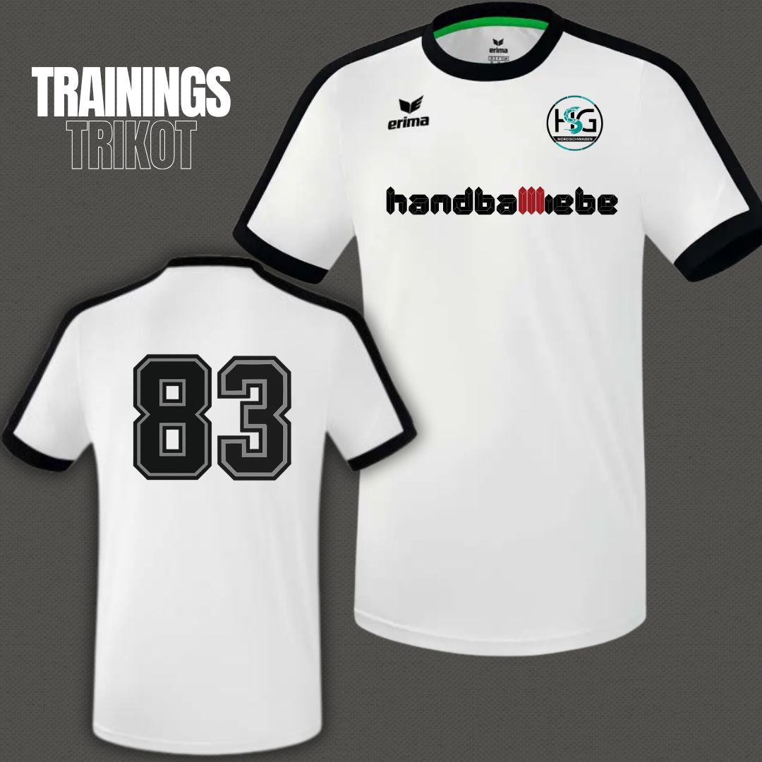 HSG Nordschwaben 🤾‍♂️ HANDBALLLIEBE mit Trikotnummer 🤾‍♀️ Erima Trainings T-Shirt